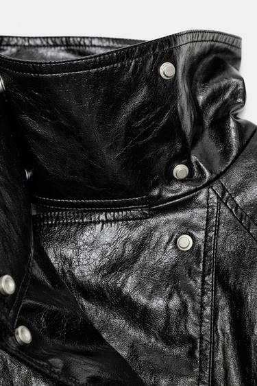 VESTE BRILLANTE ZW COLLECTION - Noir de Zara - Image 7