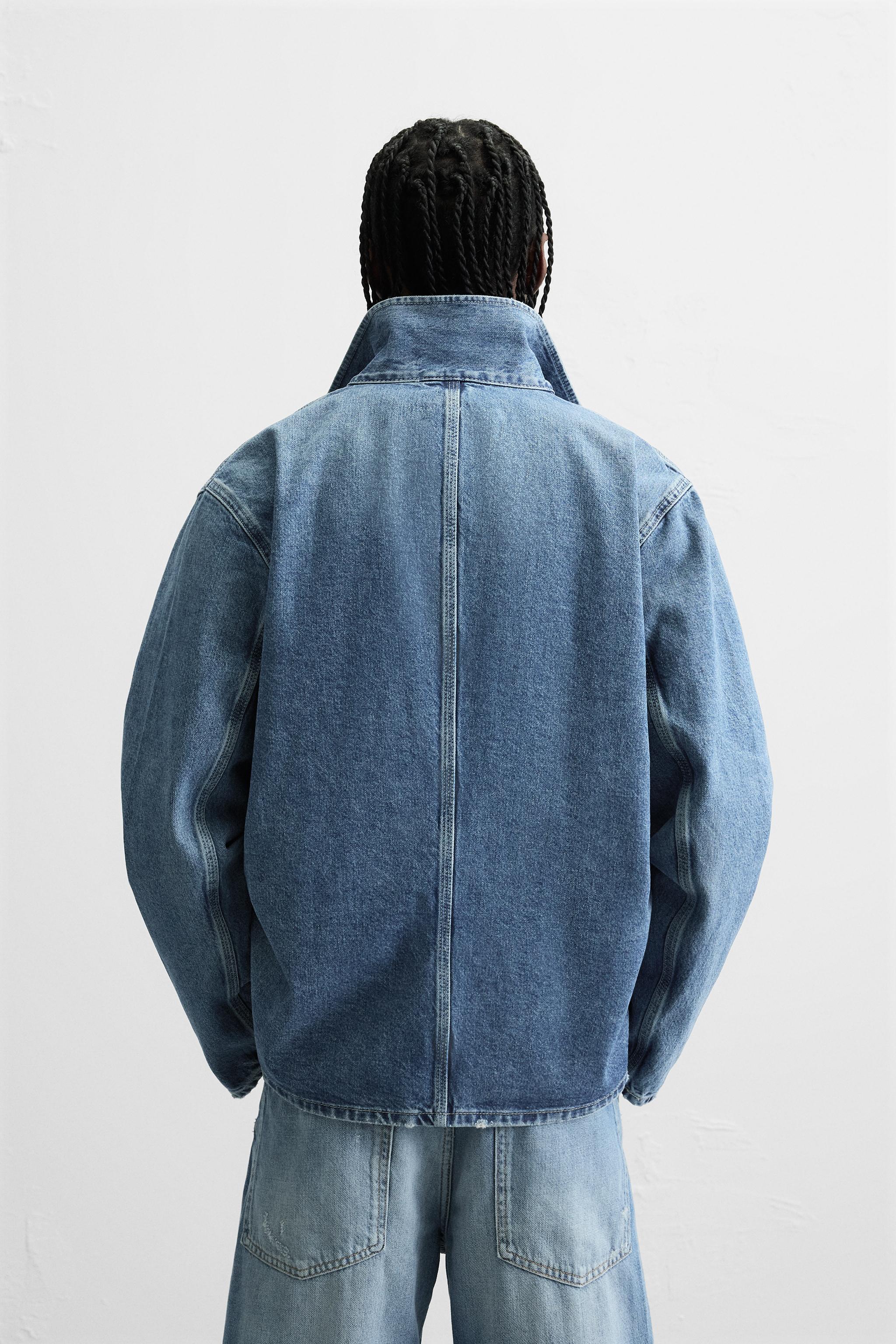 ポケット デニムジャケット - ミディアムブルー | ZARA Japan / 日本