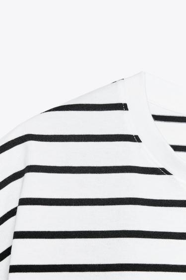 DOLMAN SLEEVE T-SHIRT - striped by Zara - Image 5