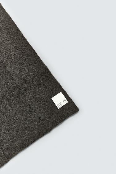 COMBINED TEXTURED SCARF X SR_A - Brown / Taupe by Zara - Image 4