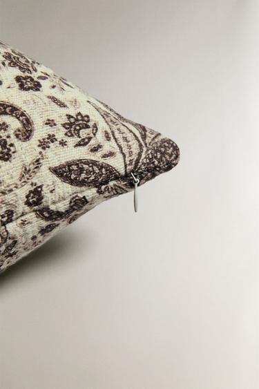 PAISLEY CUSHION COVER - Ecru by Zara - Image 3