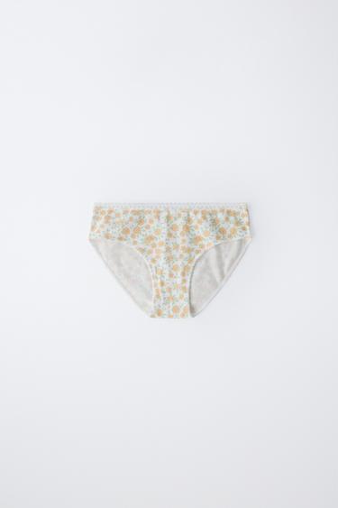 6-14 YEARS/ SIX-PACK OF FLORAL BRIEFS - Multicoloured by Zara - Image 2
