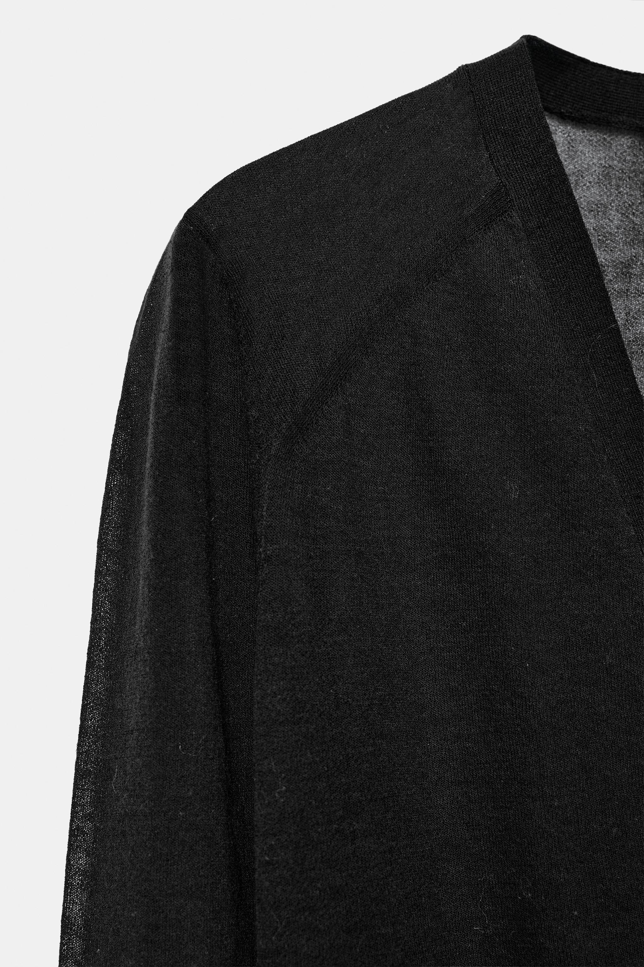 SEMI-SHEER CARDIGAN