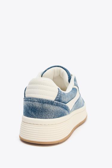 TENNIS EN JEAN - Bleu jean de Zara - Image 8