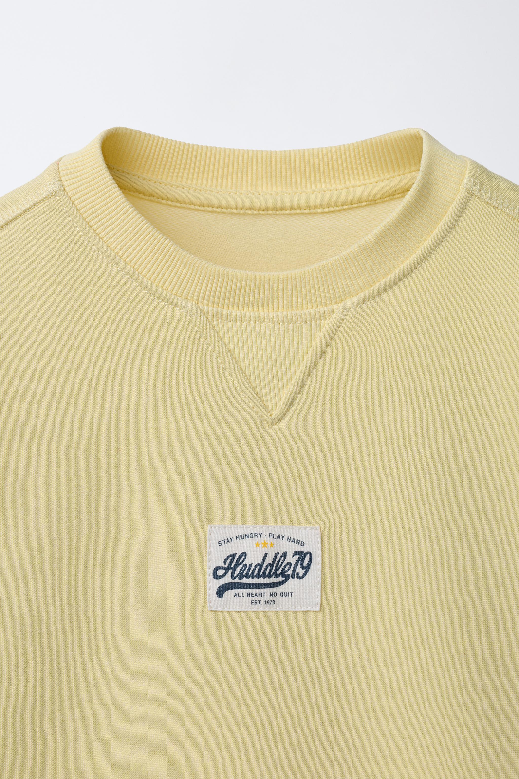 TEXT JOGGING SWEATSHIRT