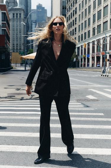 OVERSIZED DOUBLE-BREASTED BLAZER - Black by Zara - Image 0