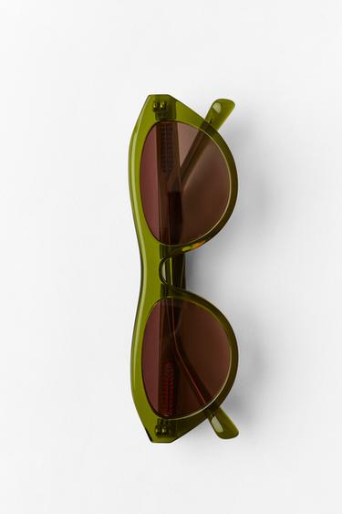 CATEYE SUNGLASSES - Green by Zara
