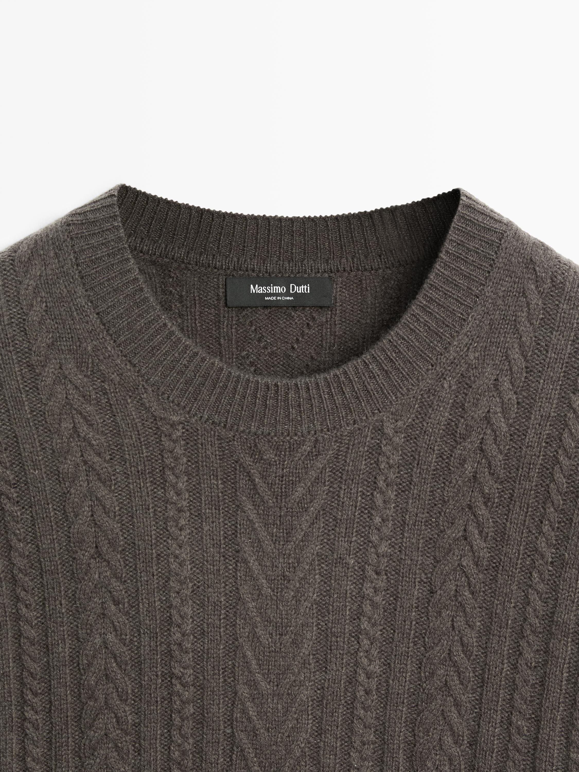 Pull en maille texturée