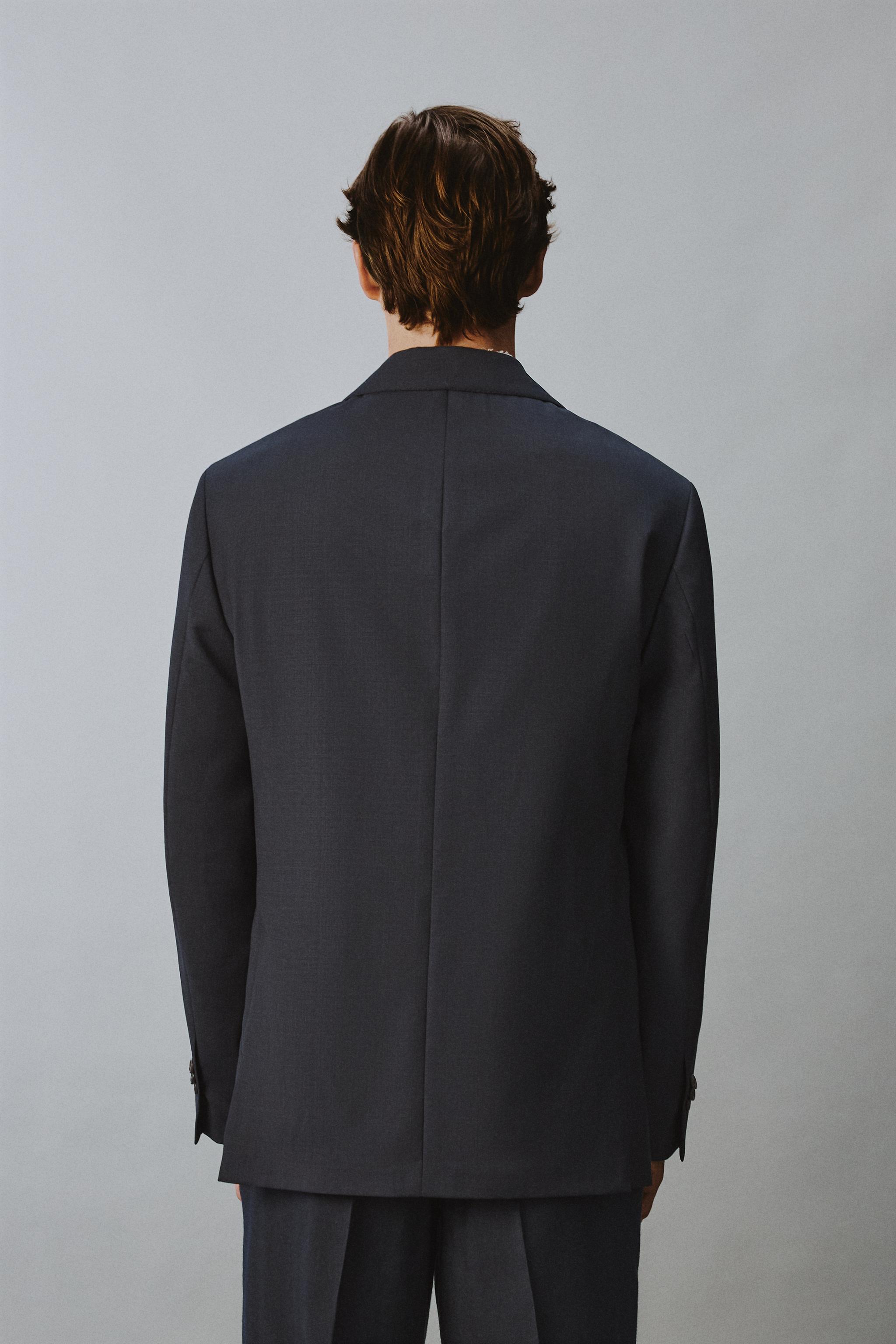 100% WOOL RELAXED FIT BLAZER