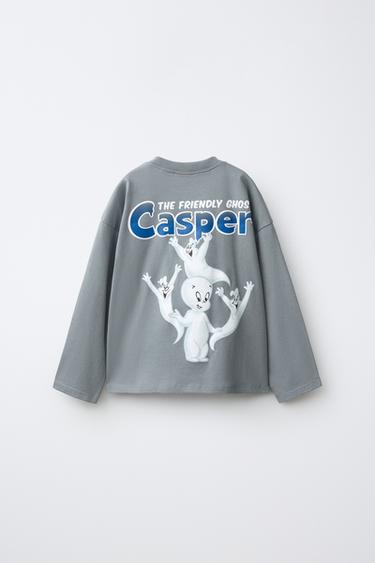 CASPER © CLASSIC MEDIA, LLC. ALL RIGHTS RESERVED PRINT T-SHIRT — Pearl gray 2