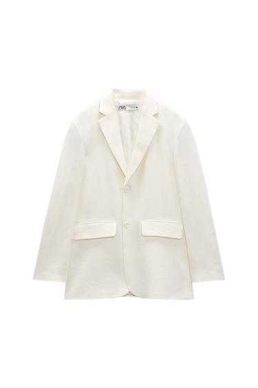 OVERSIZE LINEN BLAZER