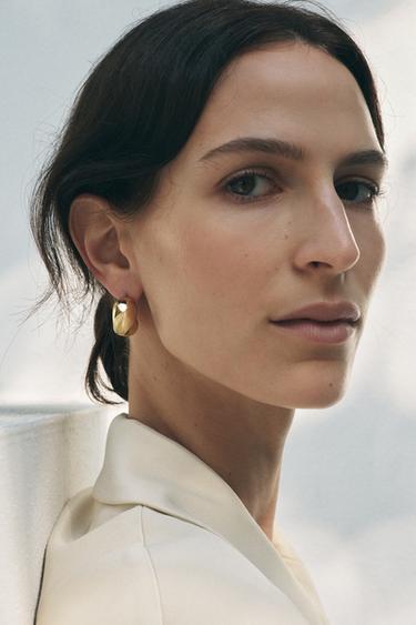 DOUBLE EAR CUFF EARRINGS - Golden by Zara - Image 0