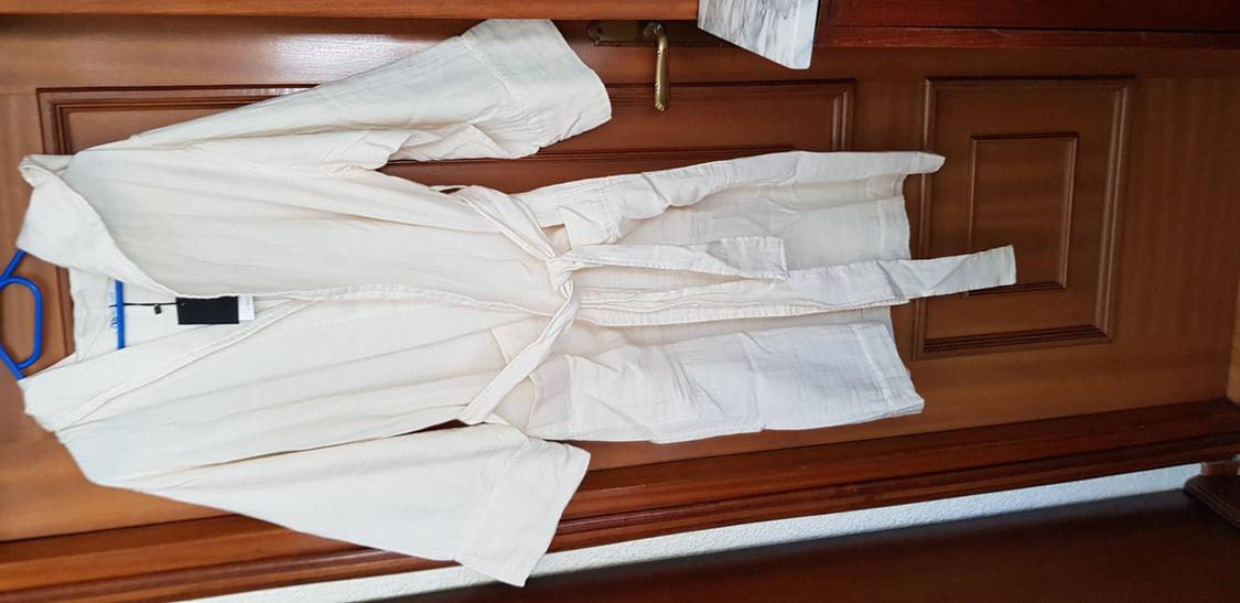 COTTON HOODED DRESSING GOWN - Image 5