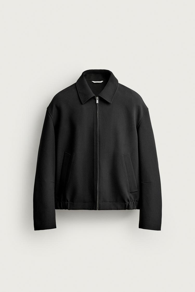 RELAXED FIT PLEATED JACKET