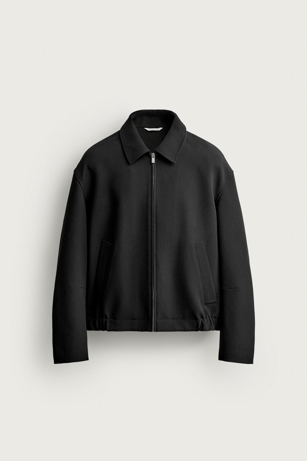 RELAXED FIT PLEATED JACKET