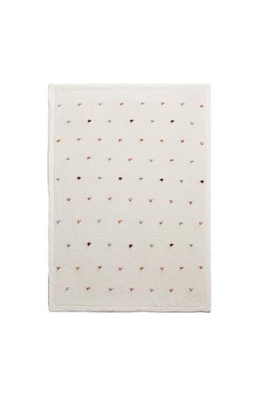 COUVERTURE BÉBÉ TRICOT - Multicolore de Zara