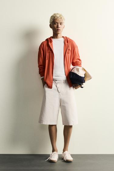 BERMUDA BAGGY FIT ALAMAR - Beige de Zara - Imagen 0