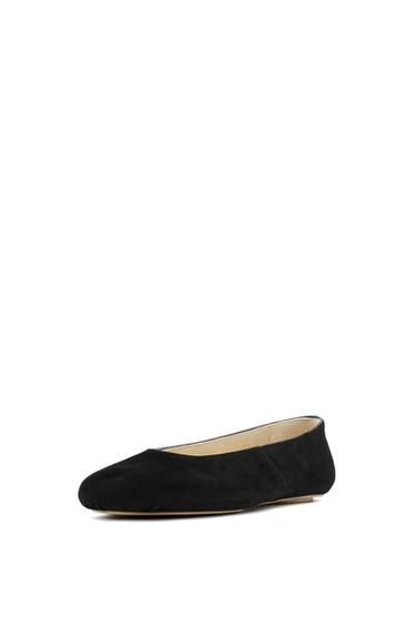 Zara Soft leather ballet flats - Limited Edition - Black
