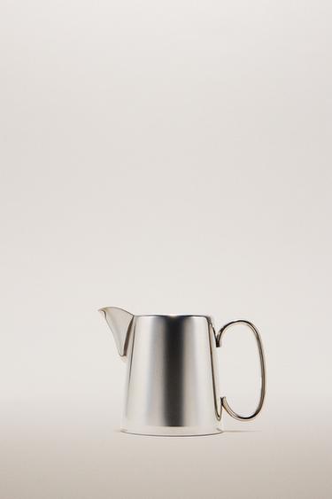 SHINY METAL MILK JUG - Silver by Zara - Image 5