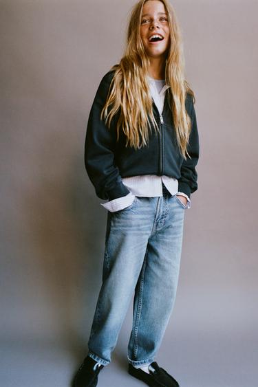 Zara MOM FIT JEANS - Blue