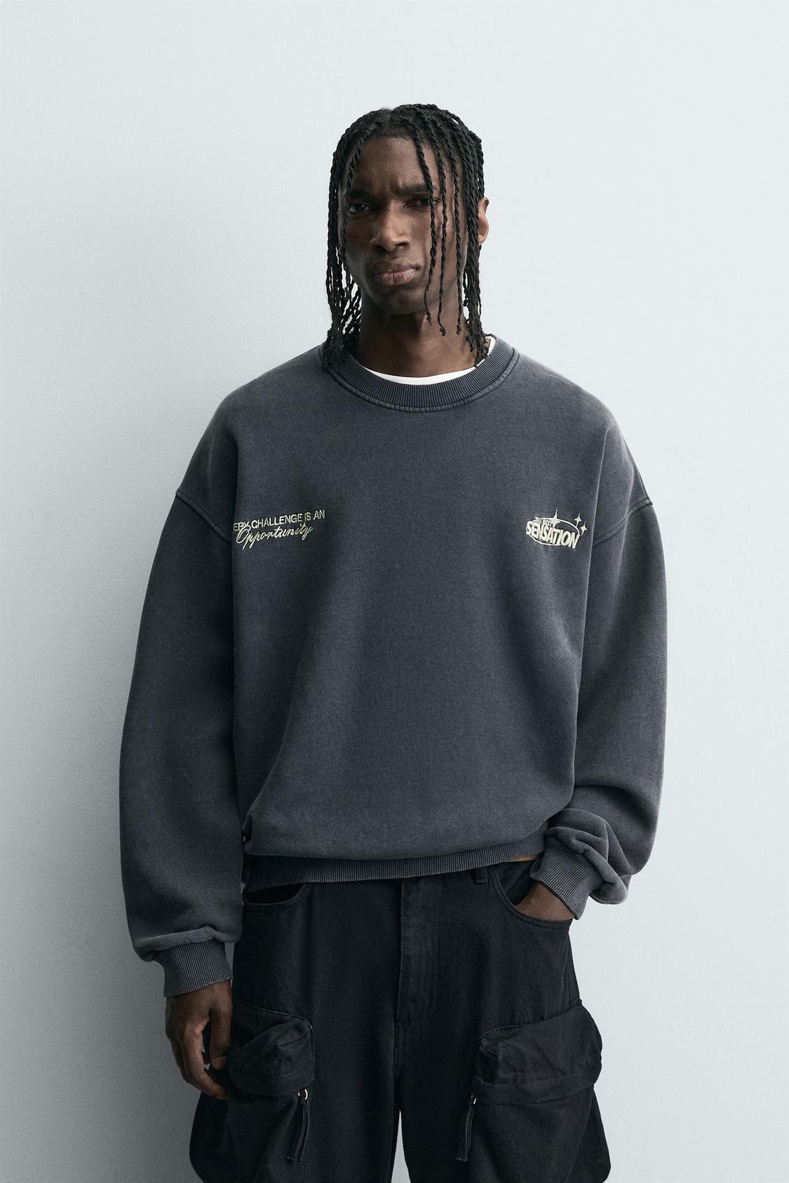 COMBINED PRINT SWEATSHIRT