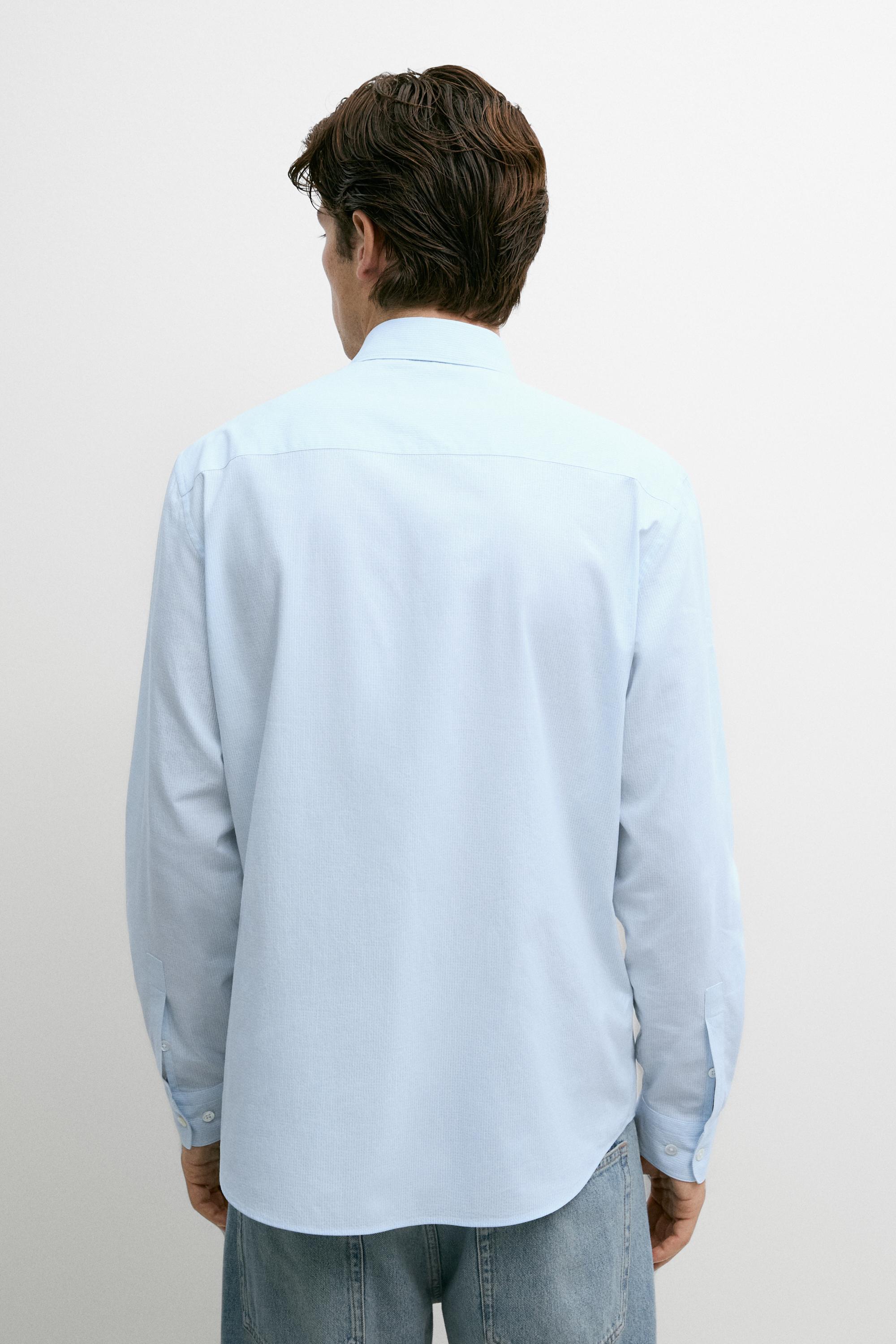 Chemise milleraies 100 % coton