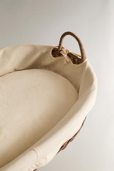 PANIER MATELAS À LANGER ROTIN - Marron de Zara - Image 3