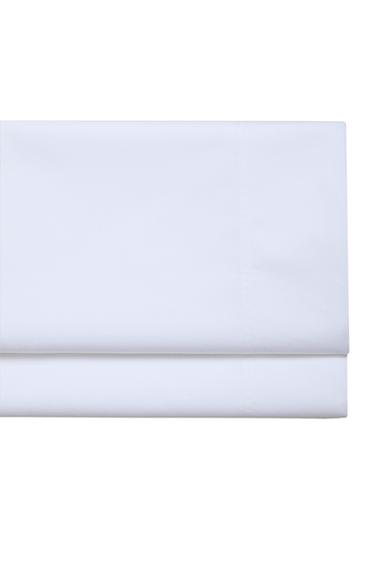 PERCALE COTTON FLAT SHEET (500 THREAD COUNT) - White by Zara