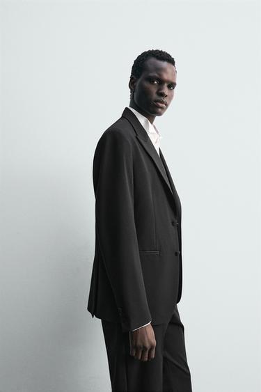 WOOL BLEND SLIM FIT DINNER JACKET - Black by Zara - Image 5