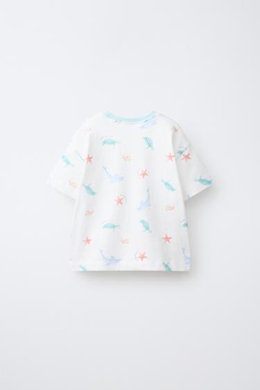 1 1/2-6 YEARS/ MARINE PRINT PYJAMAS - Ecru by Zara - Image 2