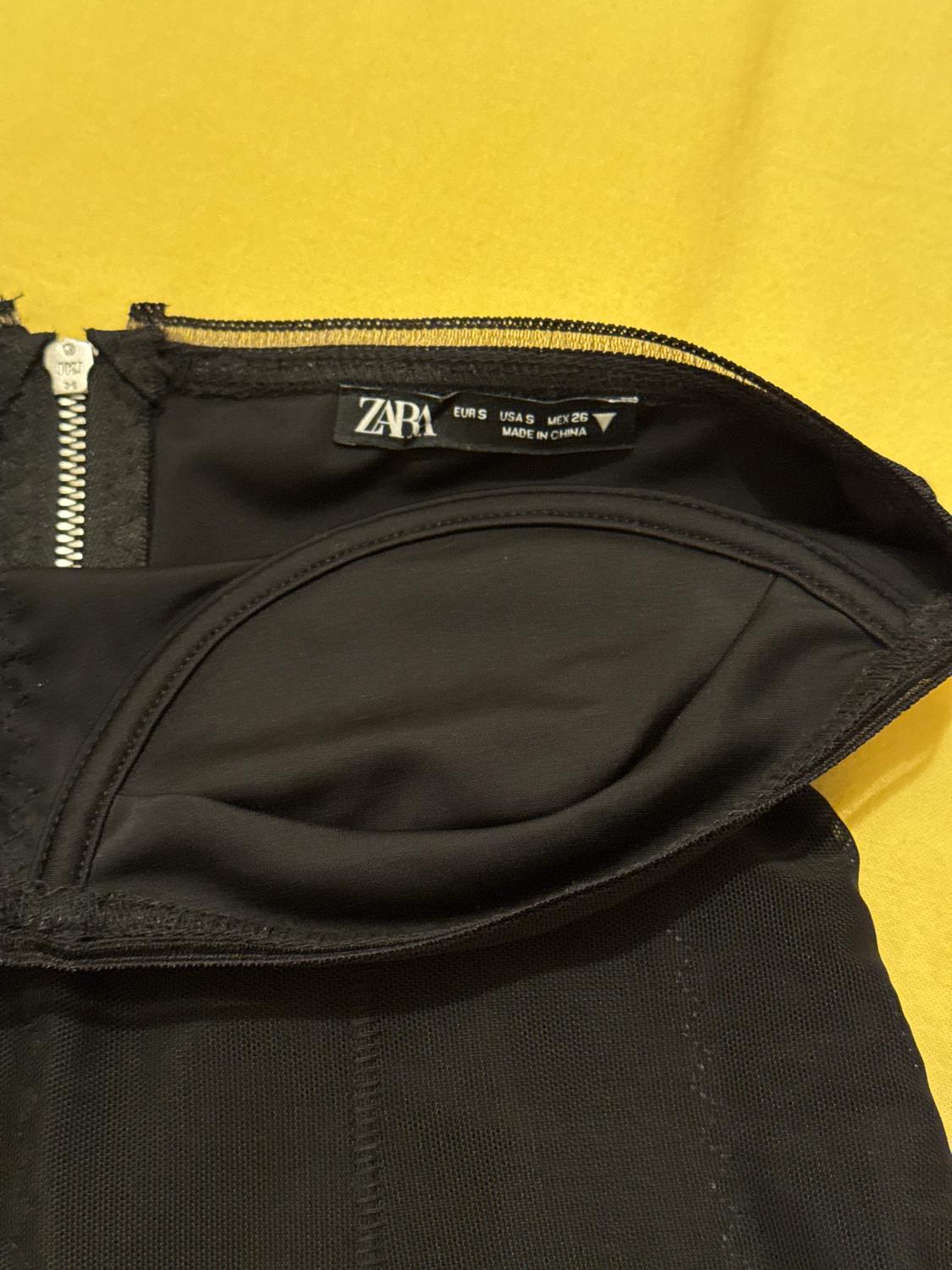 POLYAMIDE TULLE CONTOUR BANDEAU TOP - Image 3