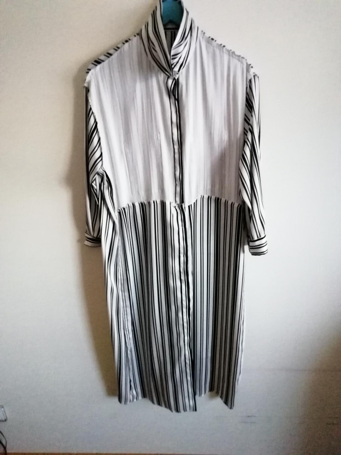 STRIPED SHIRT DRESS - Image 5