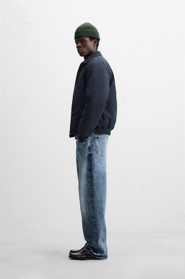 BLOUSON BOMBER MATELASSÉ - Bleu marine de Zara - Image 3
