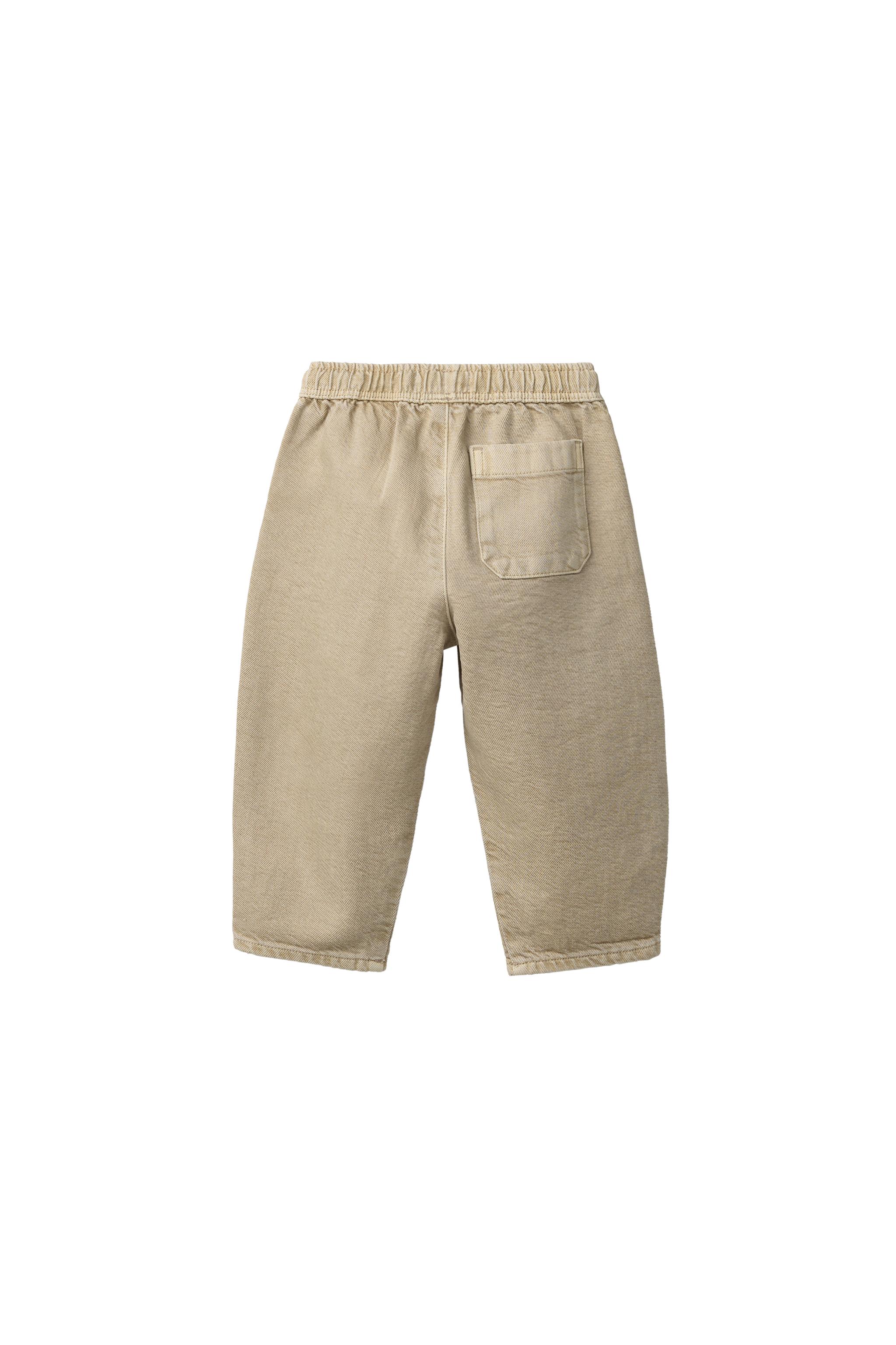 PANTALON BAGGY EN SERGÉ