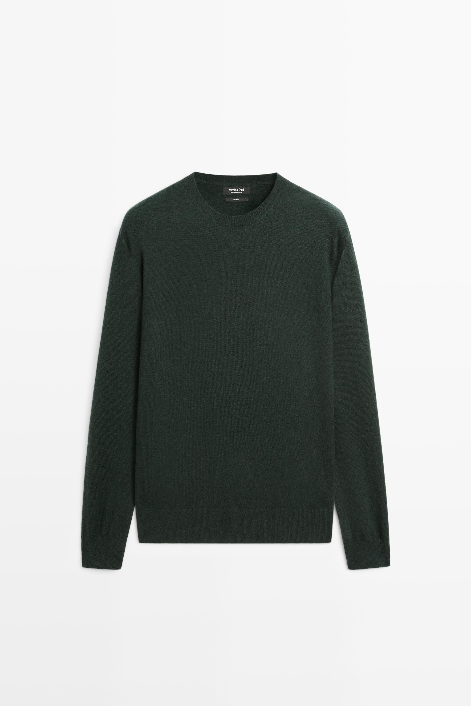 Pull en maille 100 % cachemire à col rond
