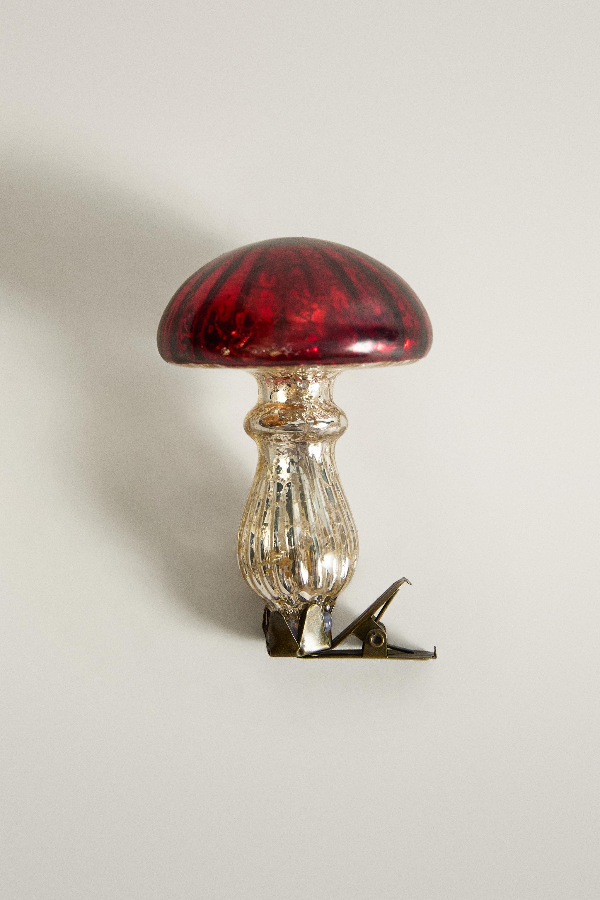 ORNEMENT SAPIN CHAMPIGNON NOËL