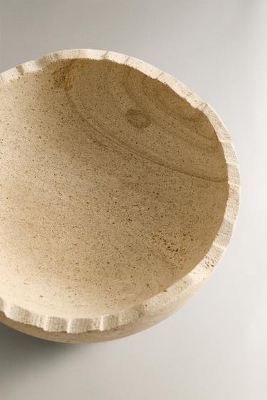 SAND-COLOURED STONE BOWL - Beige by Zara - Image 2