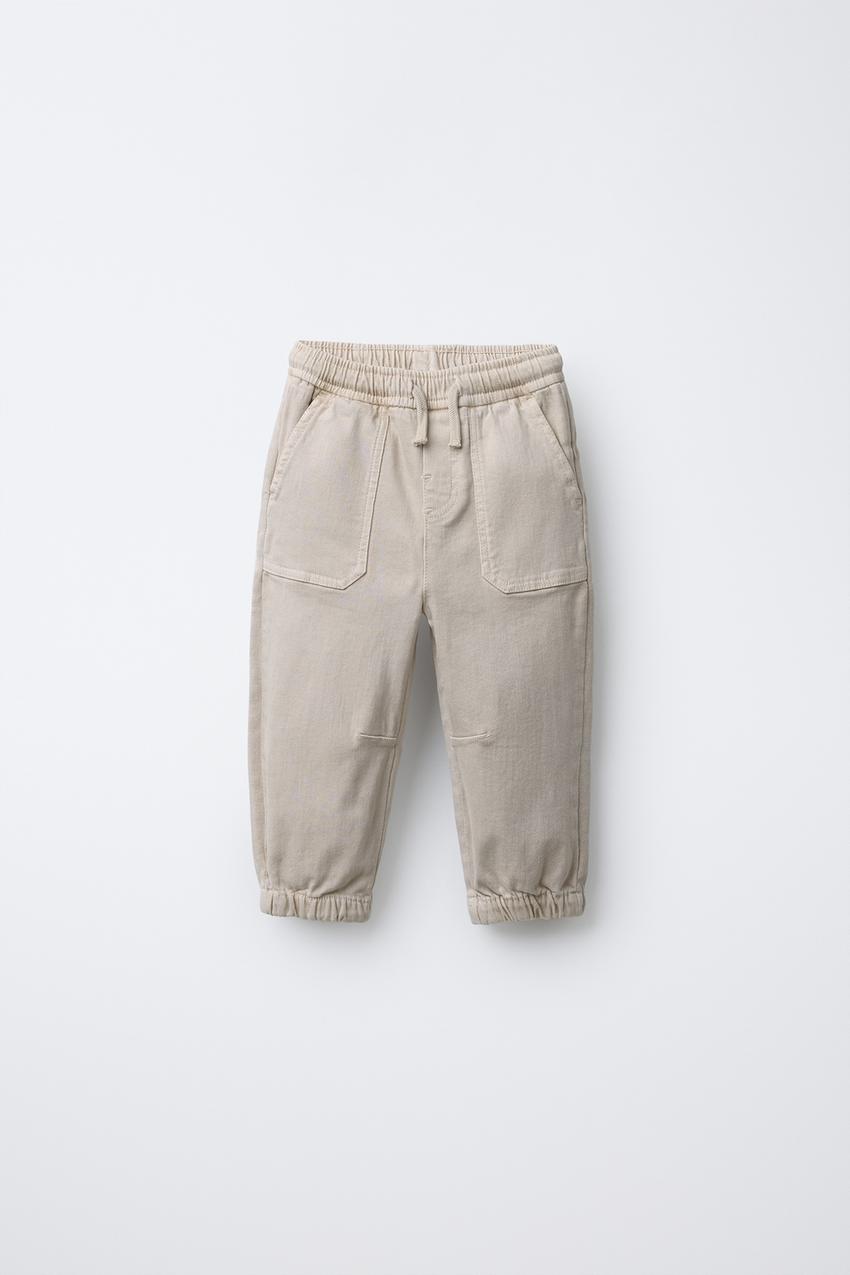TWILL CARGO JOGGER PANTS