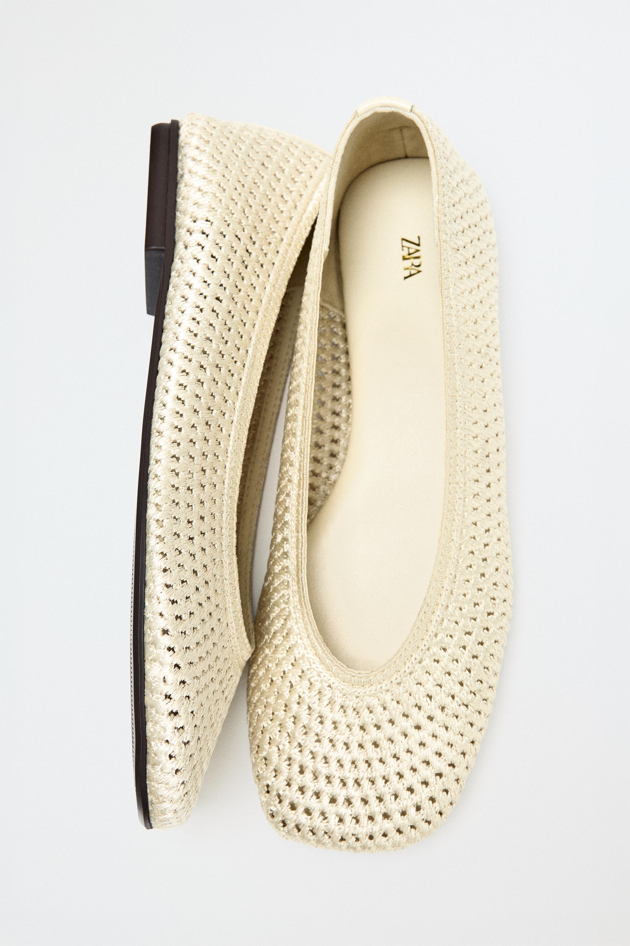 BRAIDED EFFECT BALLERINAS
