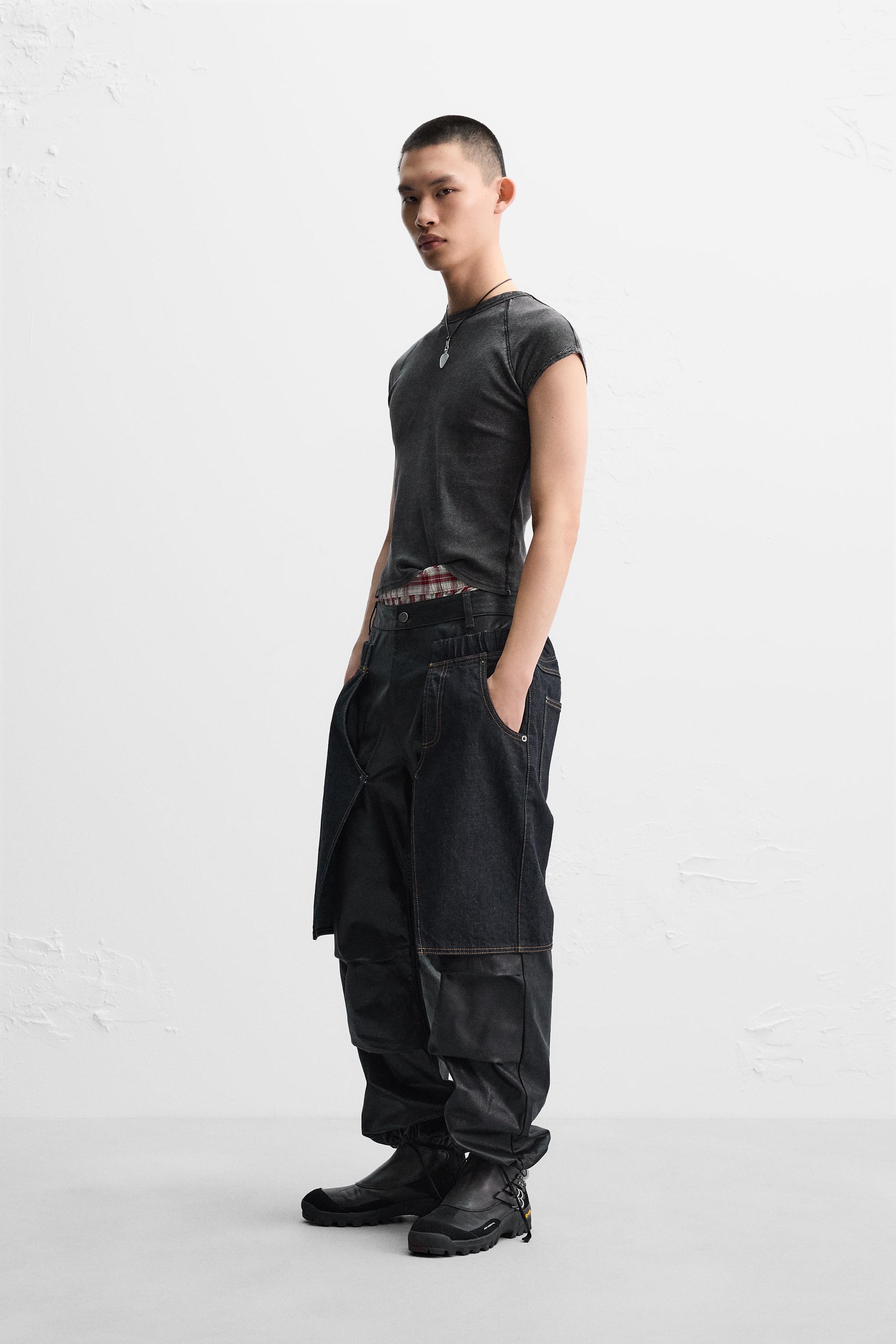 ANDERSSON BELL X ZARA COMBINED LAYER JEANS - Black | ZARA Thailand ANDERSSON BELL X ZARA COMBINED LAYER JEANS - Black | ZARA Thailand