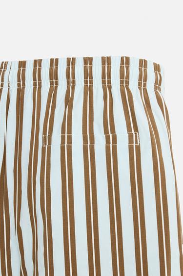 MAILLOT DE BAIN MOYEN RAYURES - Bleu ciel de Zara - Image 8
