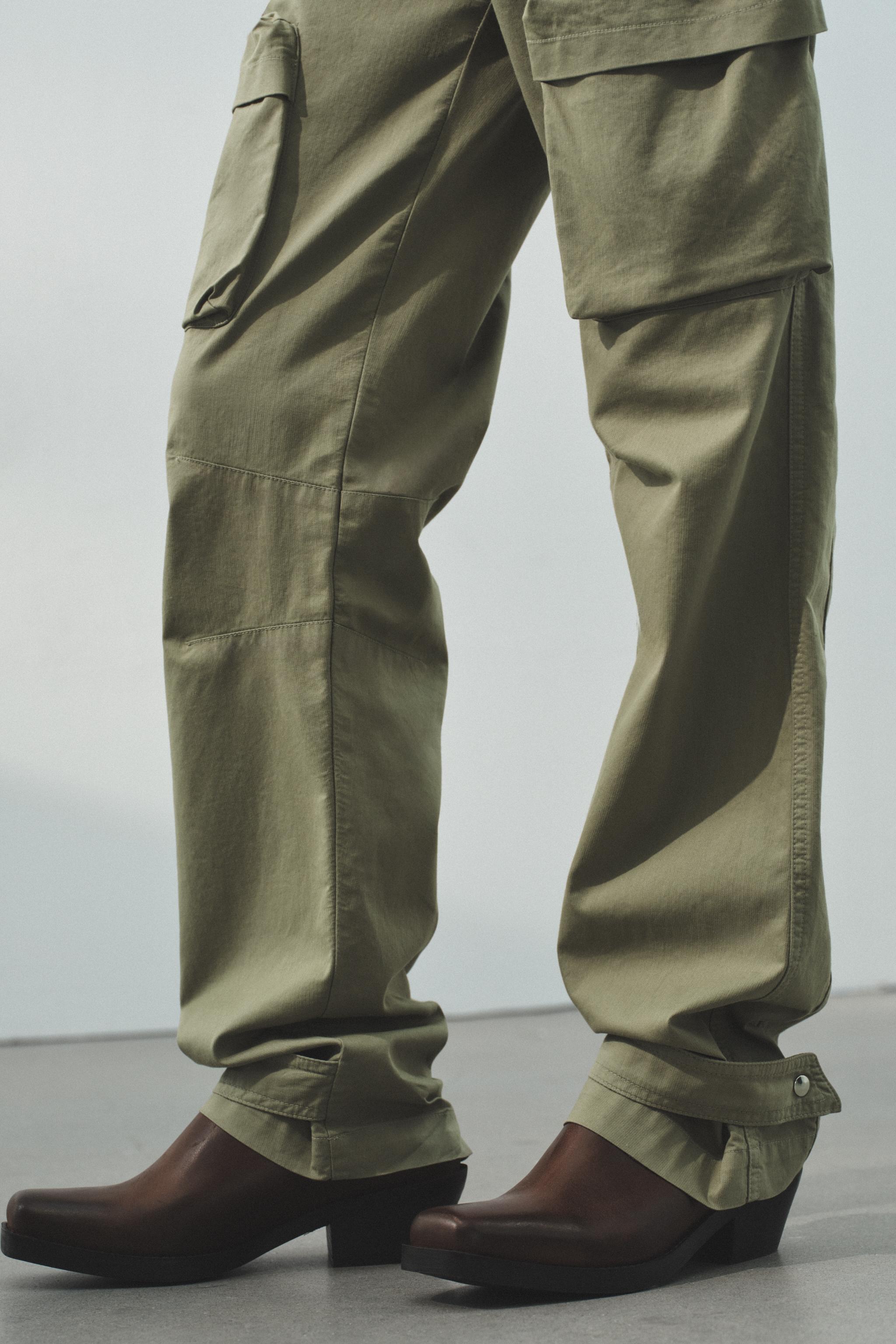 STRAIGHT-LEG CARGO TROUSERS