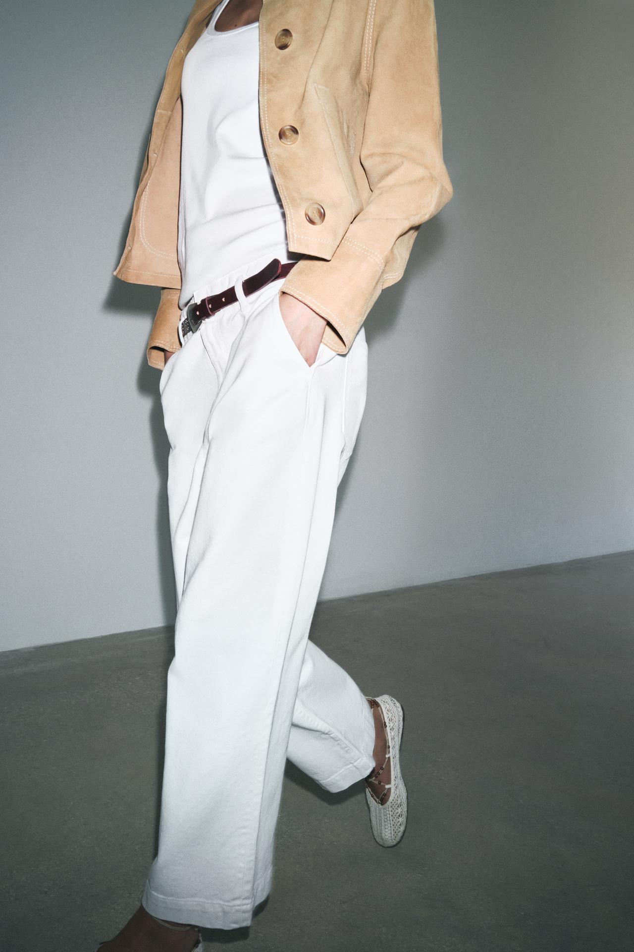 ZW COLLECTION CROPPED CHINO PANTS