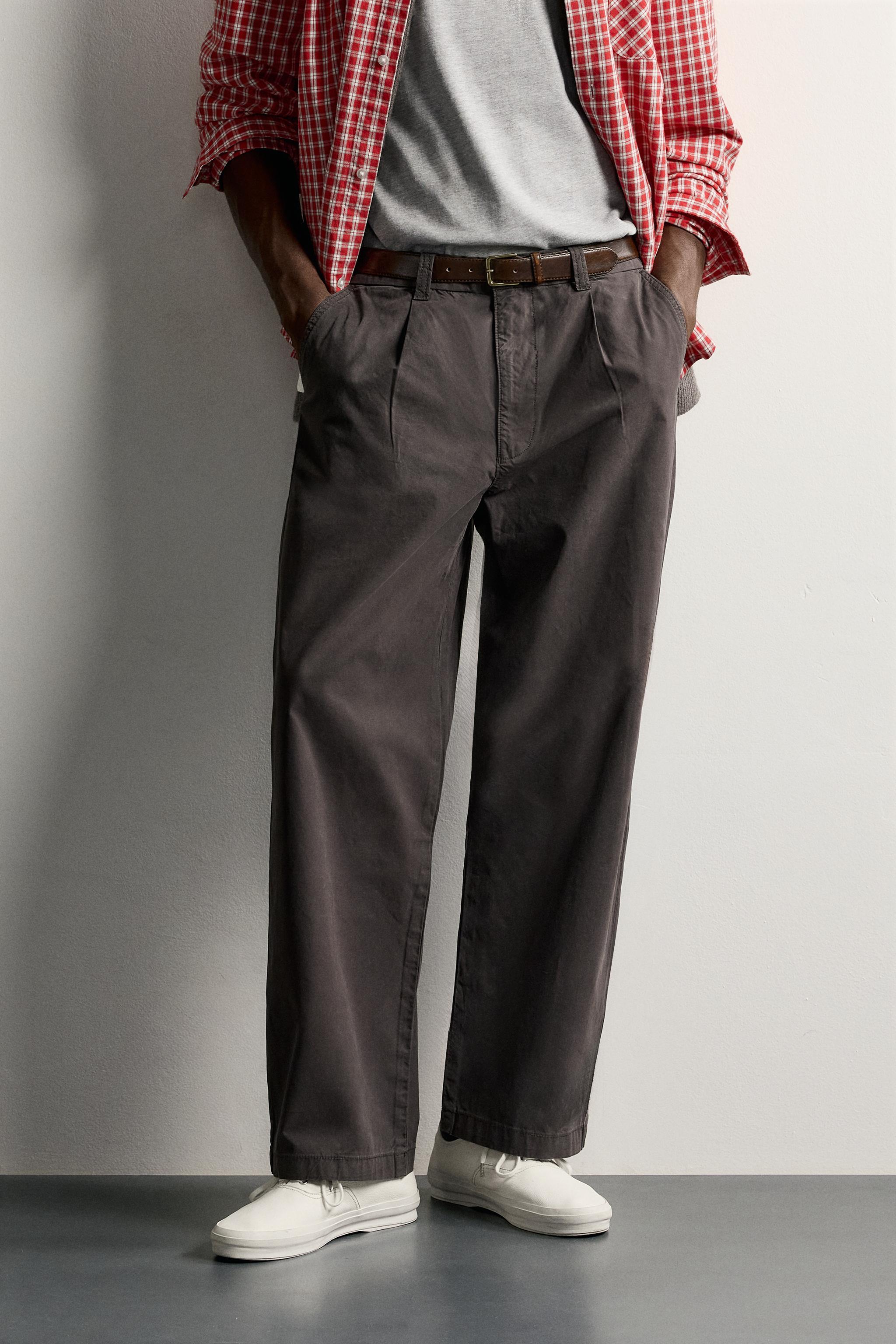 PANTALON CHINO RELAXED FIT PLIS