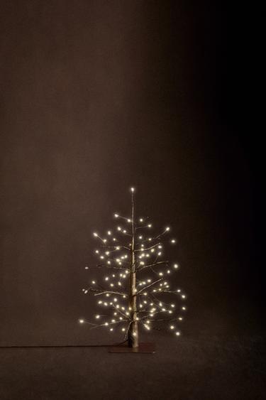 Zara LED LIGHT CHRISTMAS TREE (13.0") - Brown