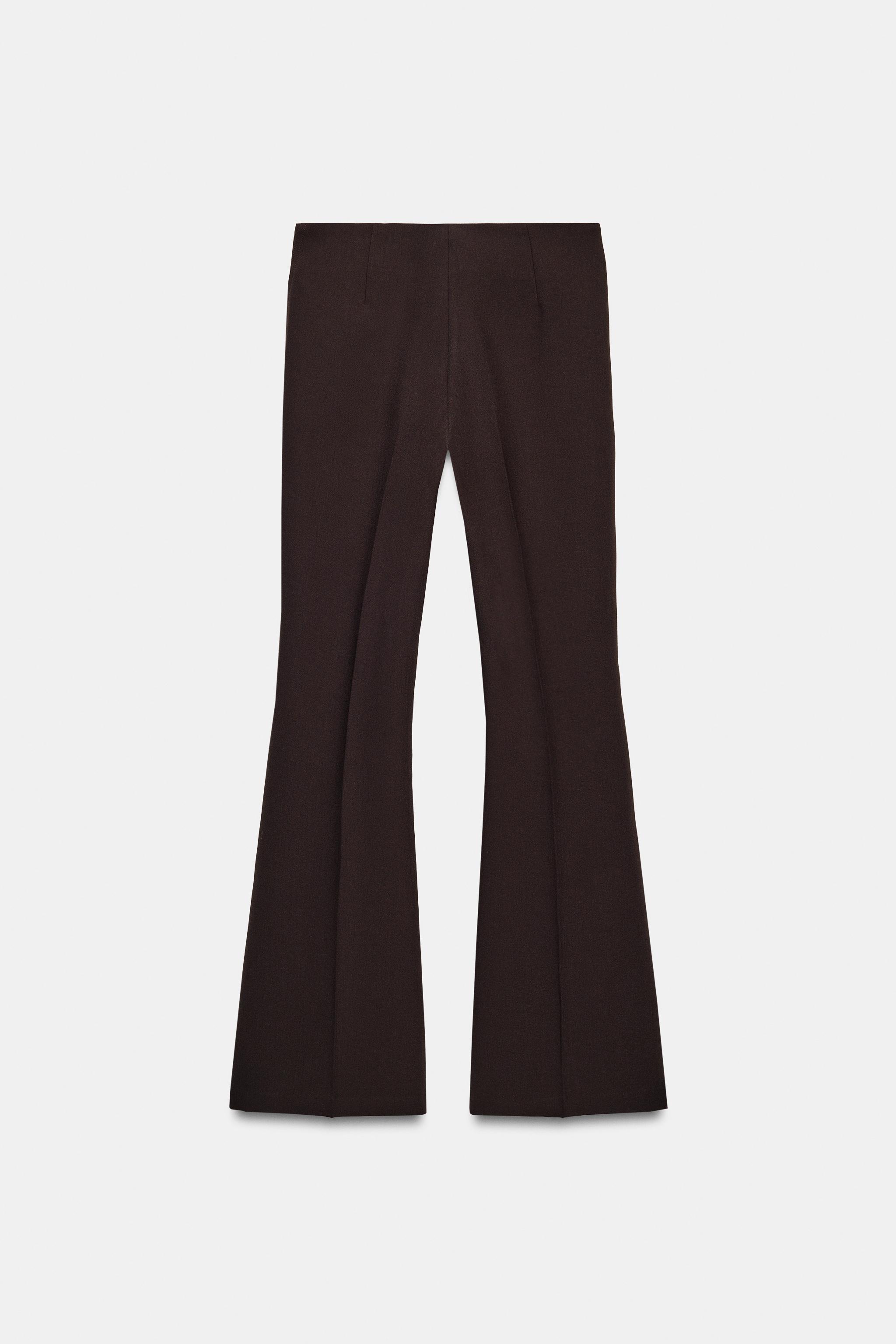 サイドシームフレアパンツ - ホワイト | ZARA Japan / 日本
