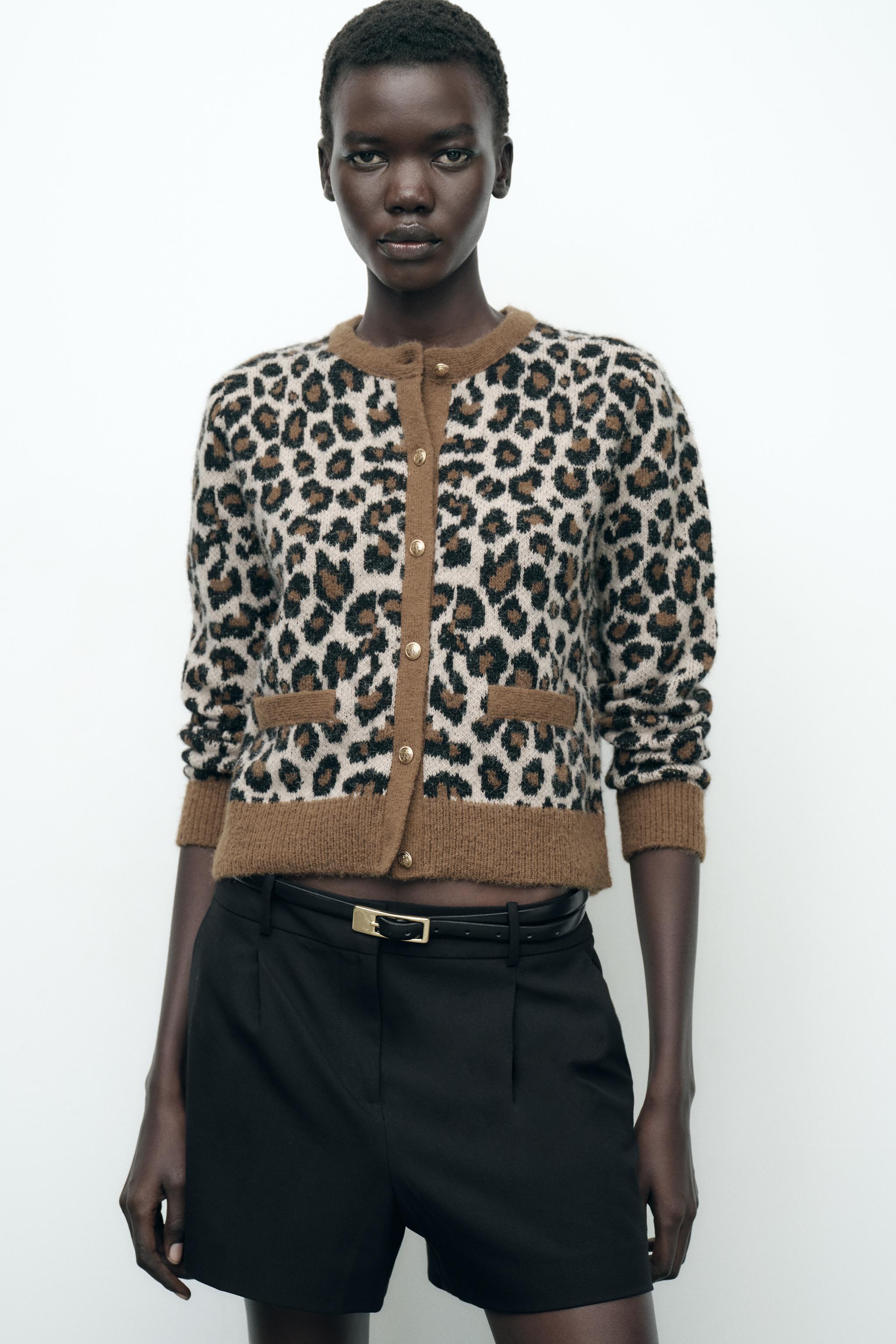 Maglia leopardata zara online