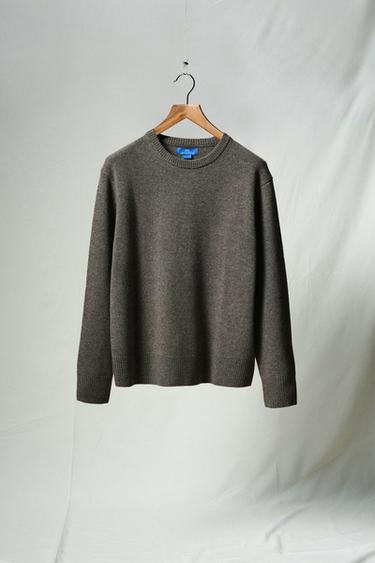 PULL EN LAINE ET CACHEMIRE AARON LEVINE X ZARA - Marron / Taupe de Zara