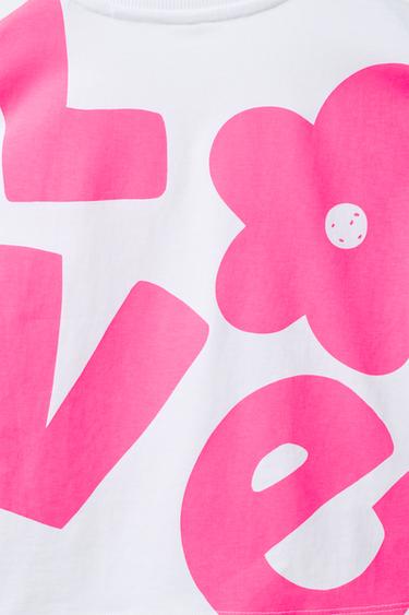 T-SHIRT IMPRIMÉ - Blanc de Zara - Image 3