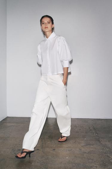 POPELINHEMD ZW COLLECTION - Weiß von Zara